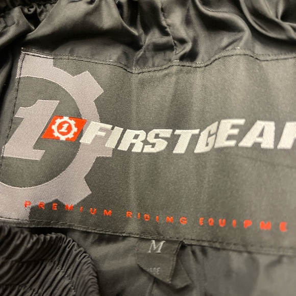 First Gear Waterproof Black Motorcycle Biker Riding Pants. - Picture 6 of 10